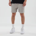New Era NEC Logo Beige Oversized Shorts-klyvox
