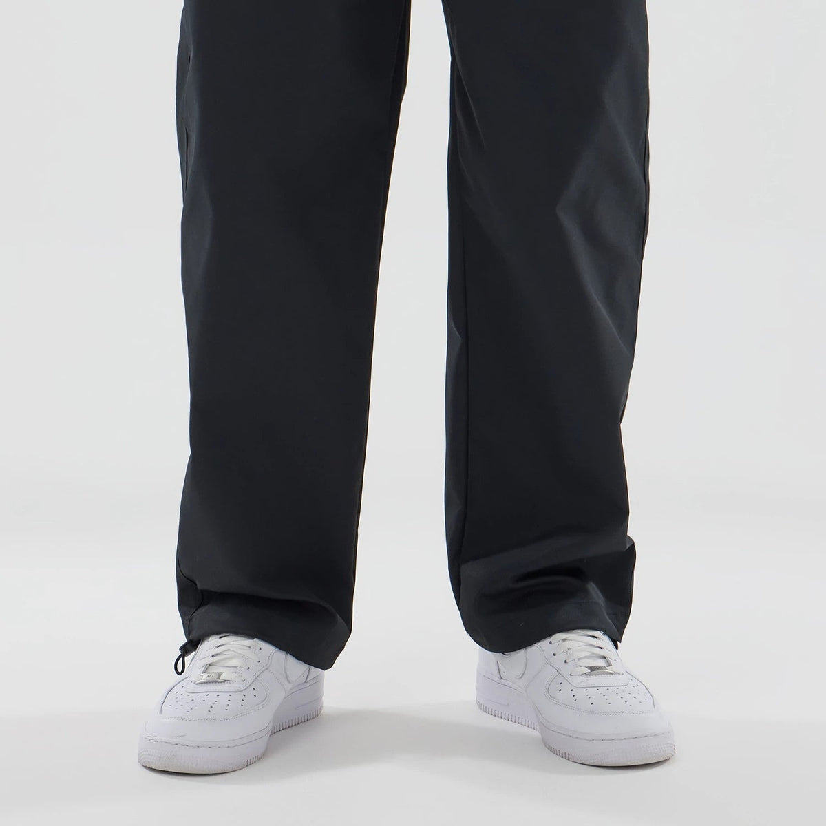 New Era NEC Logo Black Straight Leg Joggers-klyvox