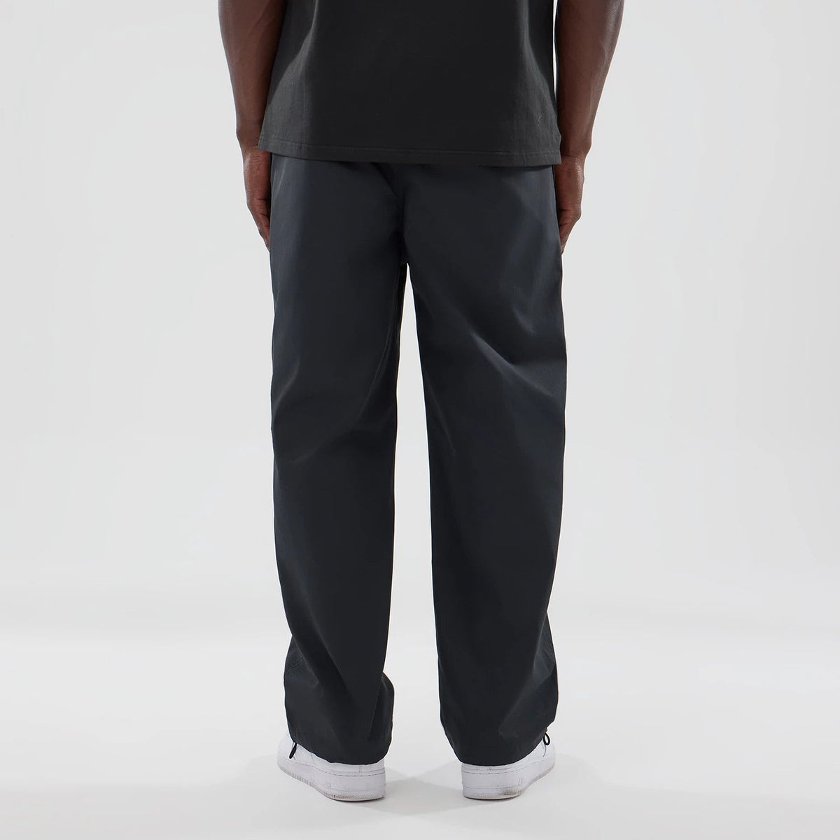 New Era NEC Logo Black Straight Leg Joggers-klyvox