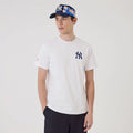 New York Yankees MLB Sakura White T-Shirt-klyvox