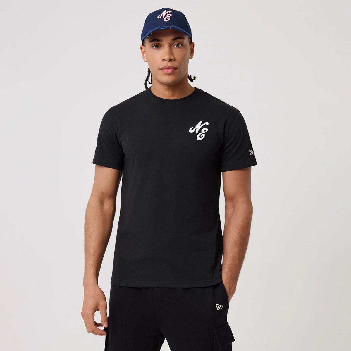 New Era Sakura Black T-Shirt-klyvox