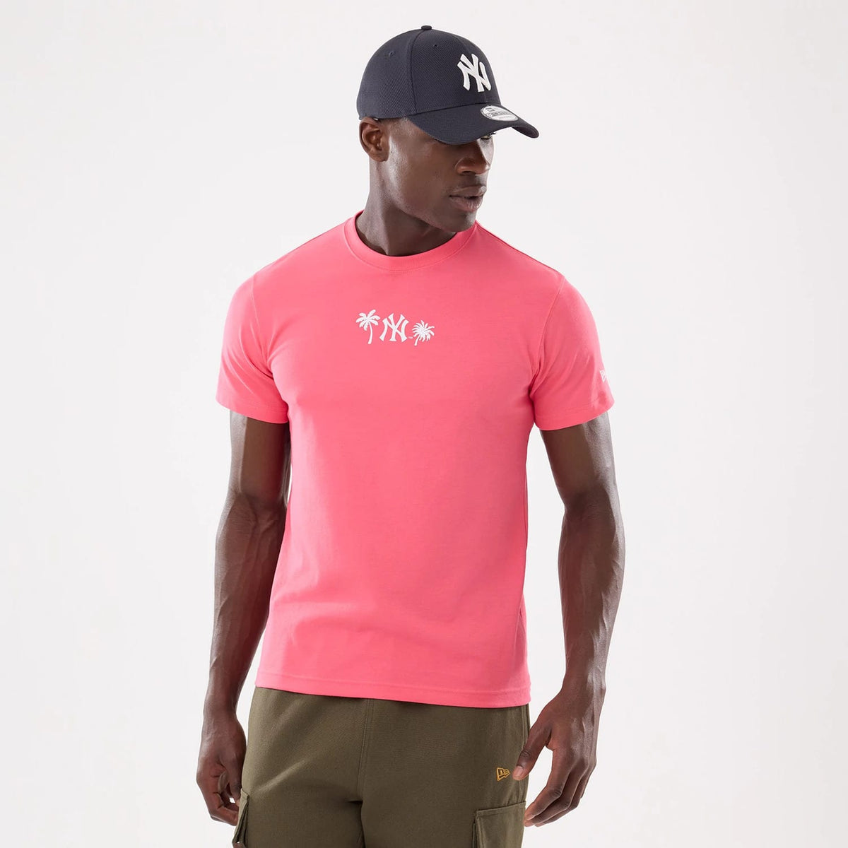 New York Yankees MLB Resort Pink T-Shirt-klyvox