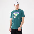 New Era SK8 Graphic Dark Green T-Shirt-klyvox