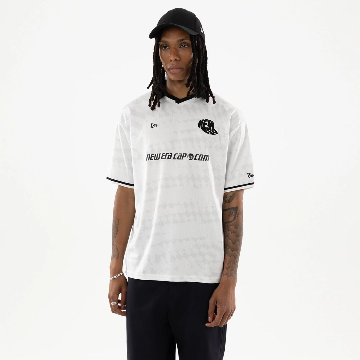 New Era White Soccer Jersey-klyvox