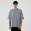 New Era NEC Logo Grey Oversized T-Shirt-klyvox