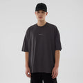 New Era NEC Logo Black Oversized T-Shirt-klyvox