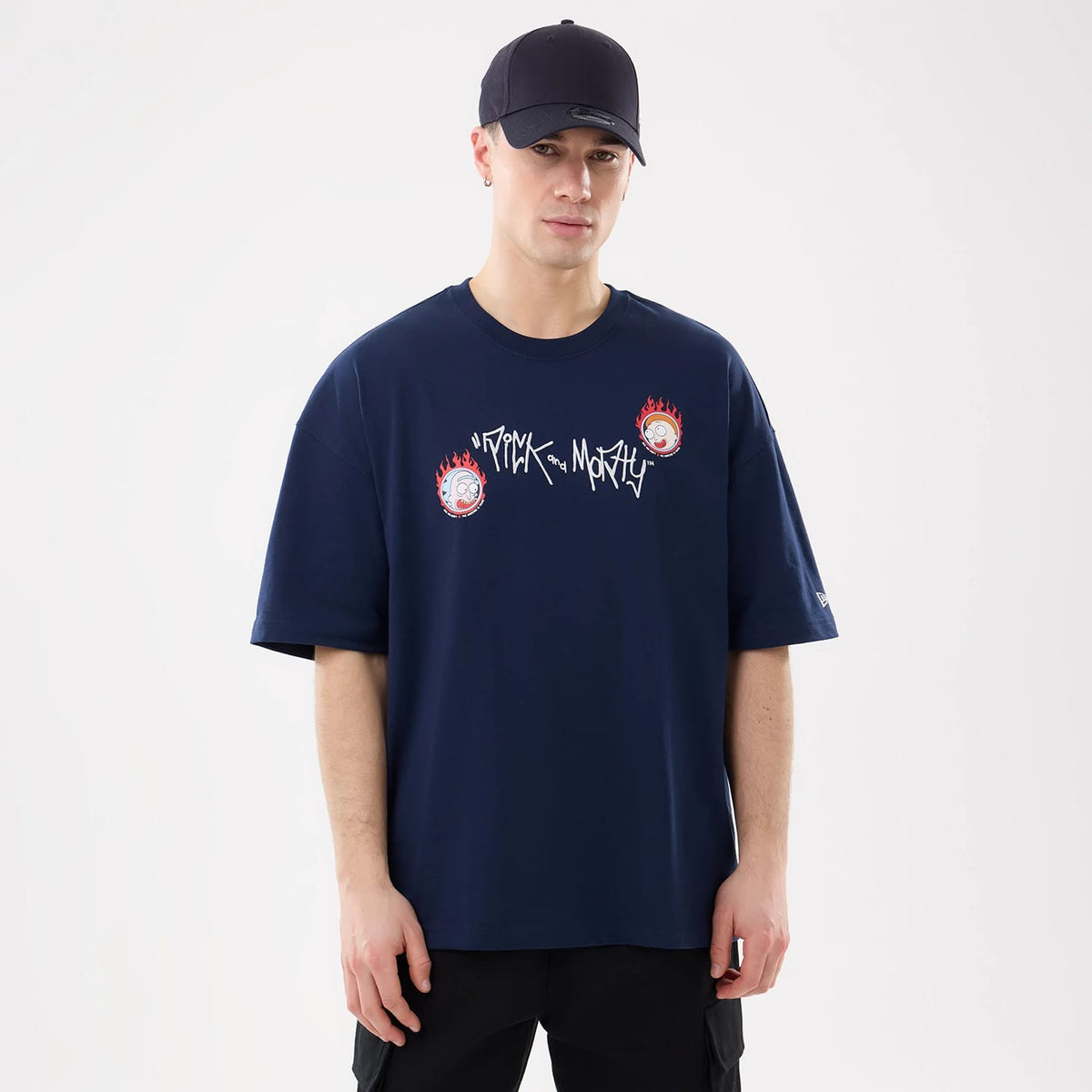 Rick And Morty Blue T-Shirt-klyvox