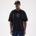 Las Vegas Raiders NFL Raiders Wear Black Mesh Oversized T-Shirt-klyvox