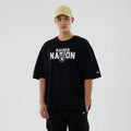 Las Vegas Raiders NFL Rivalry Black Oversized T-Shirt-klyvox