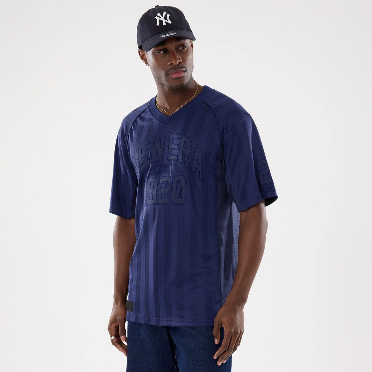 New Era Street Archived Navy Mesh Jersey-klyvox