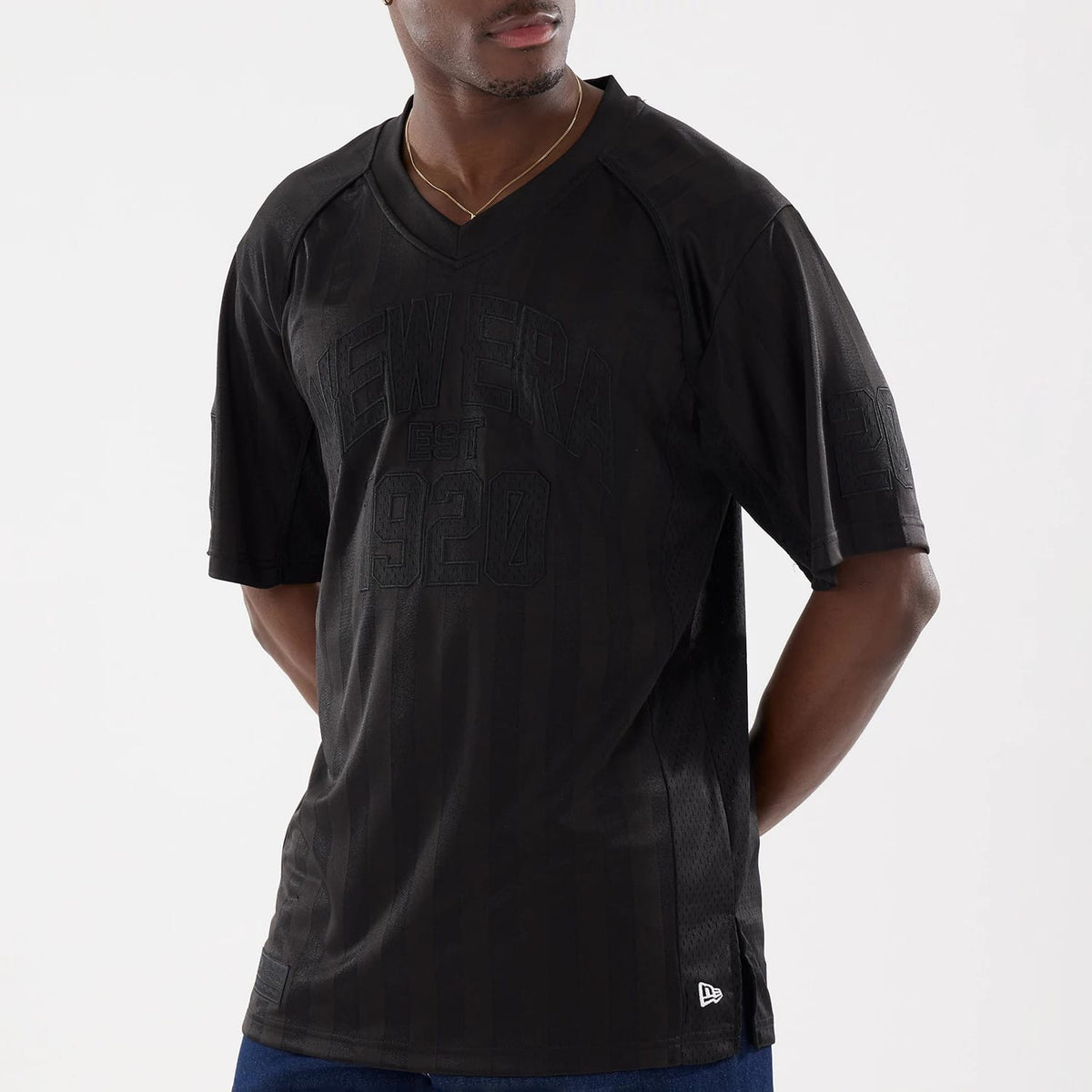 New Era Street Archived Black Mesh Jersey-klyvox