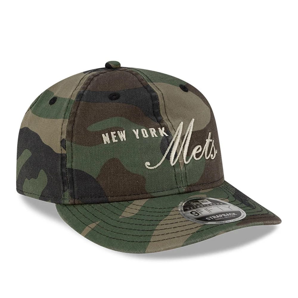 New York Mets Thisisneverthat X MLB Woodland Camo Retro Crown 9FIFTY Cap-klyvox