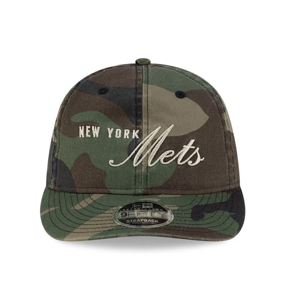 New York Mets Thisisneverthat X MLB Woodland Camo Retro Crown 9FIFTY Cap-klyvox