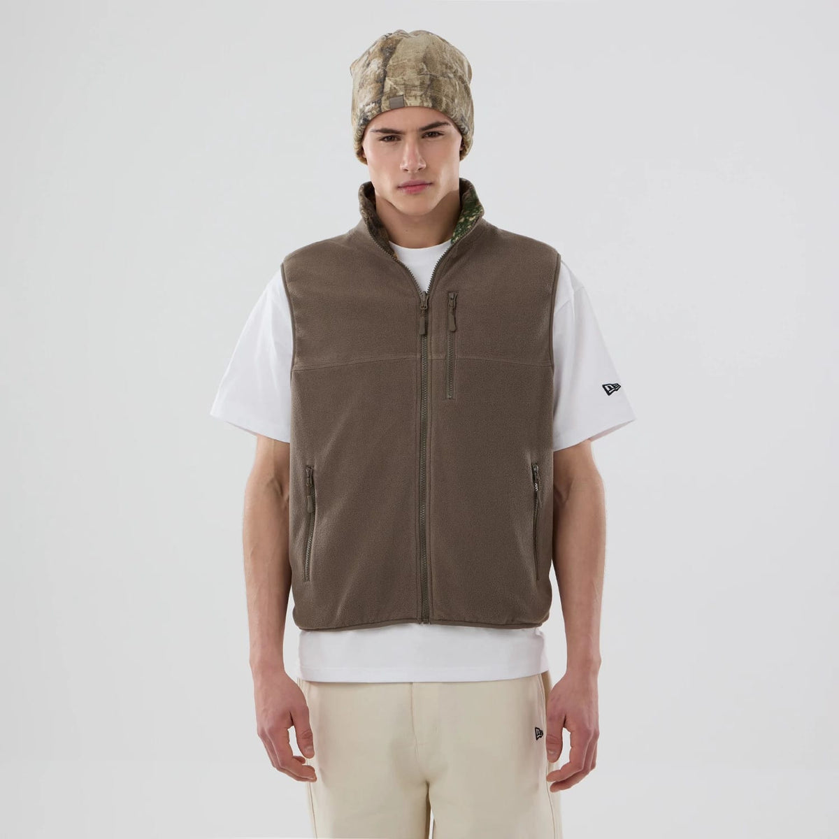 Thisisneverthat X New Era Revolution Fleece Real Tree Vest-klyvox