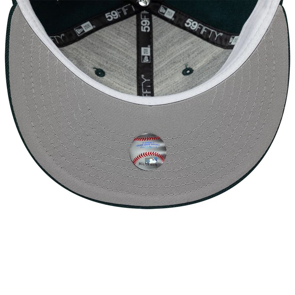 New York Yankees MLB Reserve Dark Green 59FIFTY Fitted Cap-klyvox