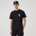 LA Dodgers MLB Upside Down Black T-Shirt-klyvox