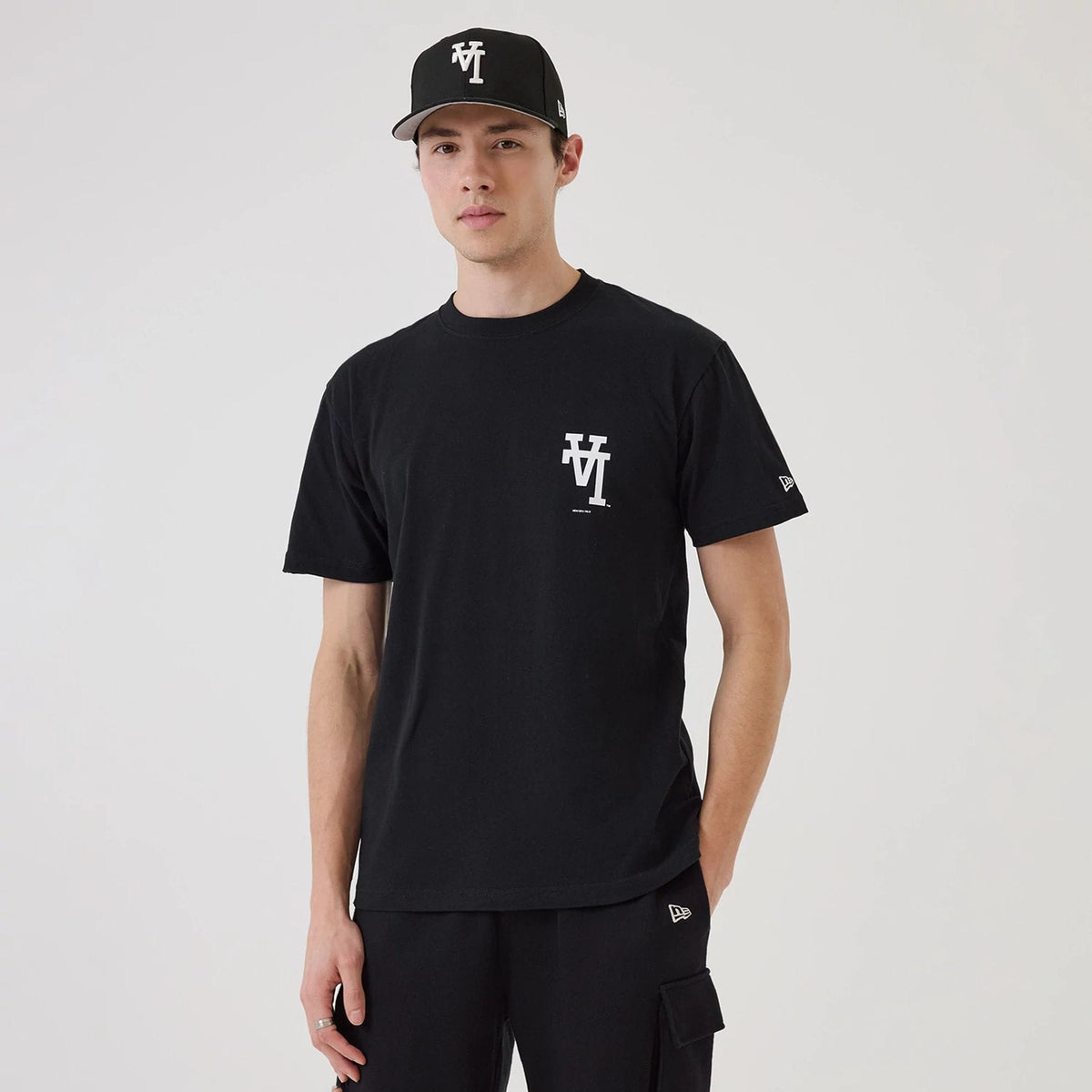 LA Dodgers MLB Upside Down Black T-Shirt-klyvox