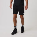 New Era Mesh Black Oversized Shorts-klyvox
