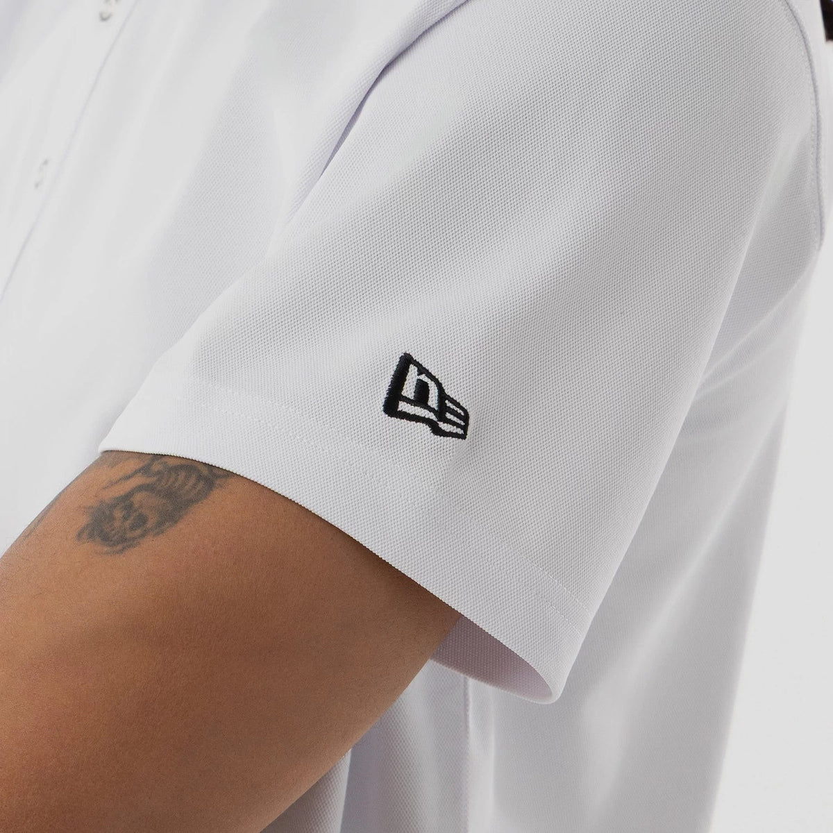 New Era Kanoko White Polo T-Shirt-klyvox