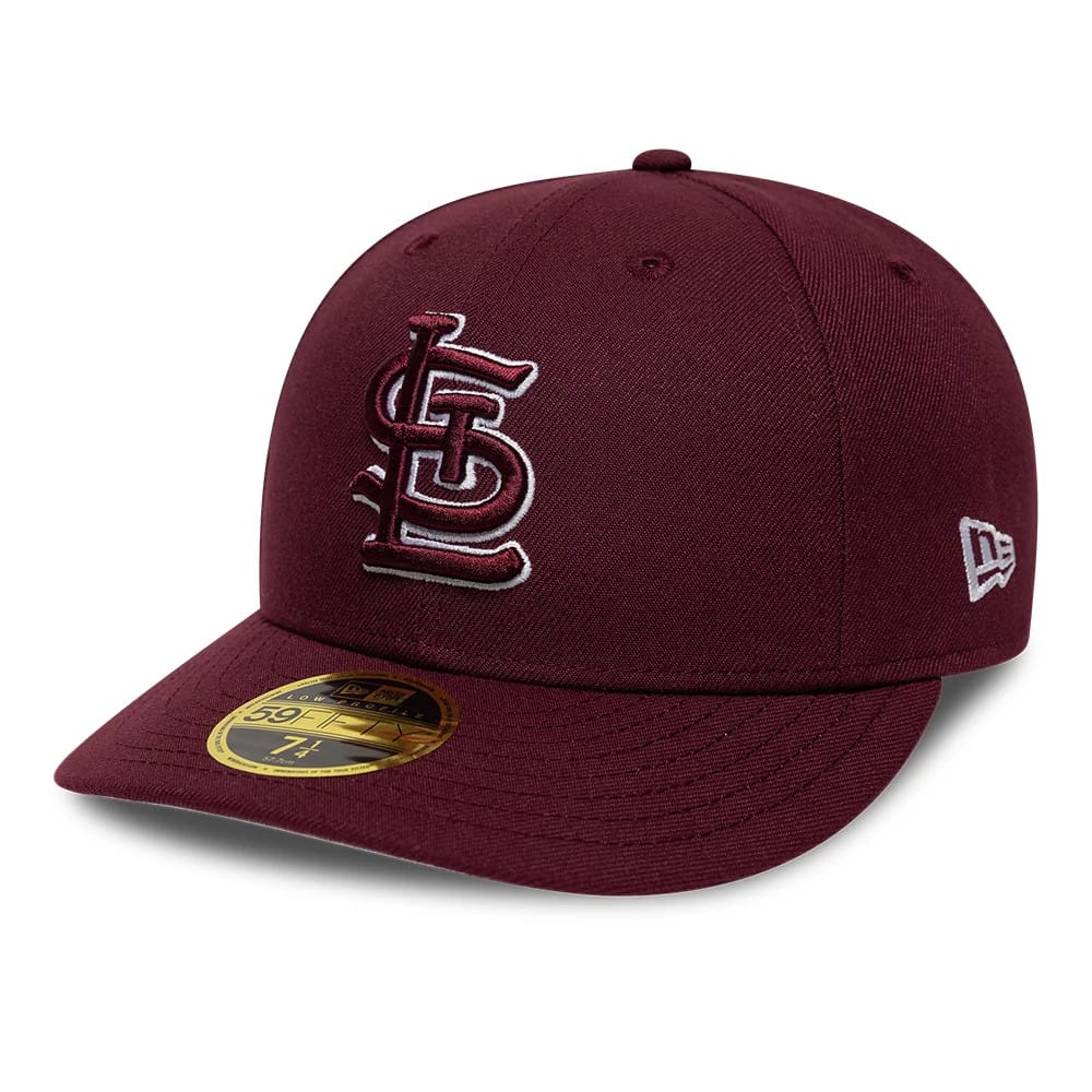 St. Louis Cardinals MLB College Varsity Dark Red Low Profile 59FIFTY Fitted Cap-klyvox