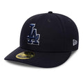 LA Dodgers MLB College Varsity Navy Low Profile 59FIFTY Fitted Cap-klyvox