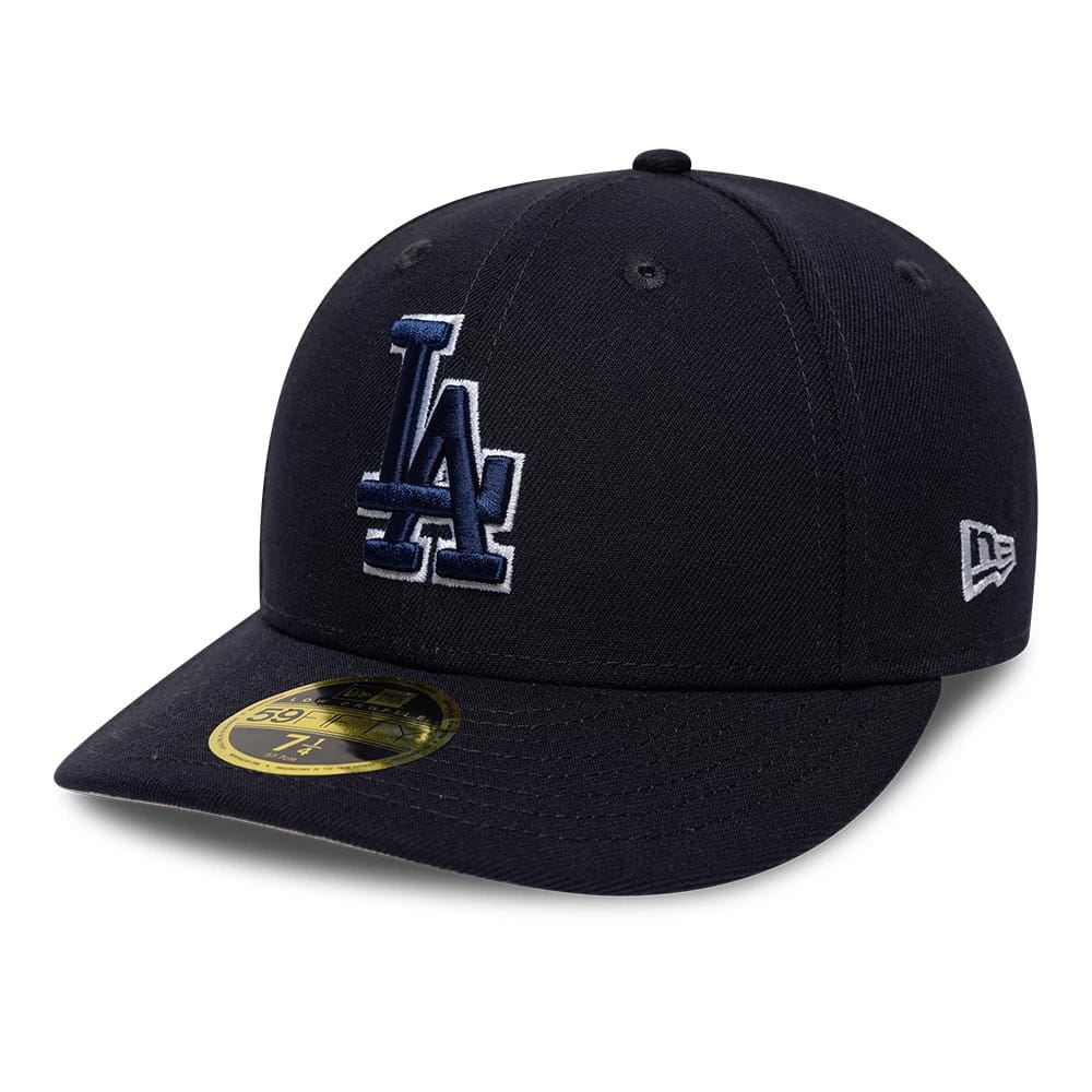 LA Dodgers MLB College Varsity Navy Low Profile 59FIFTY Fitted Cap-klyvox