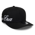 New Era Big Script Black 9FIFTY Stretch Snap Adjustable Cap-klyvox