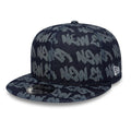 New Era Laser Burnout Denim Navy 9FIFTY Snapback Adjustable Cap-klyvox