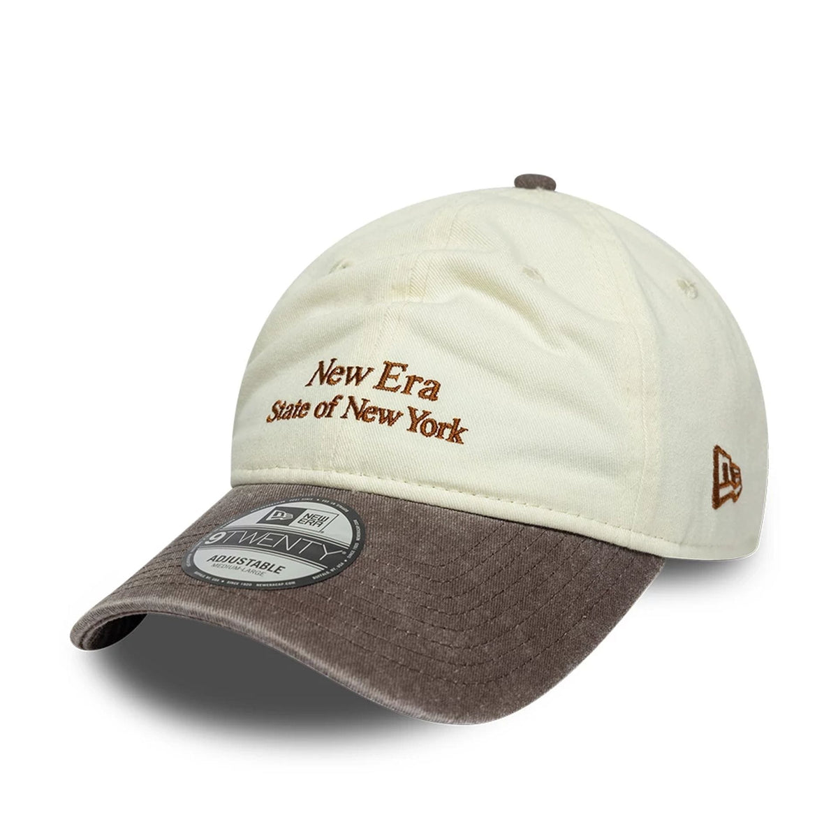 New Era State Of N.Y Cream 9TWENTY Adjustable Cap-klyvox