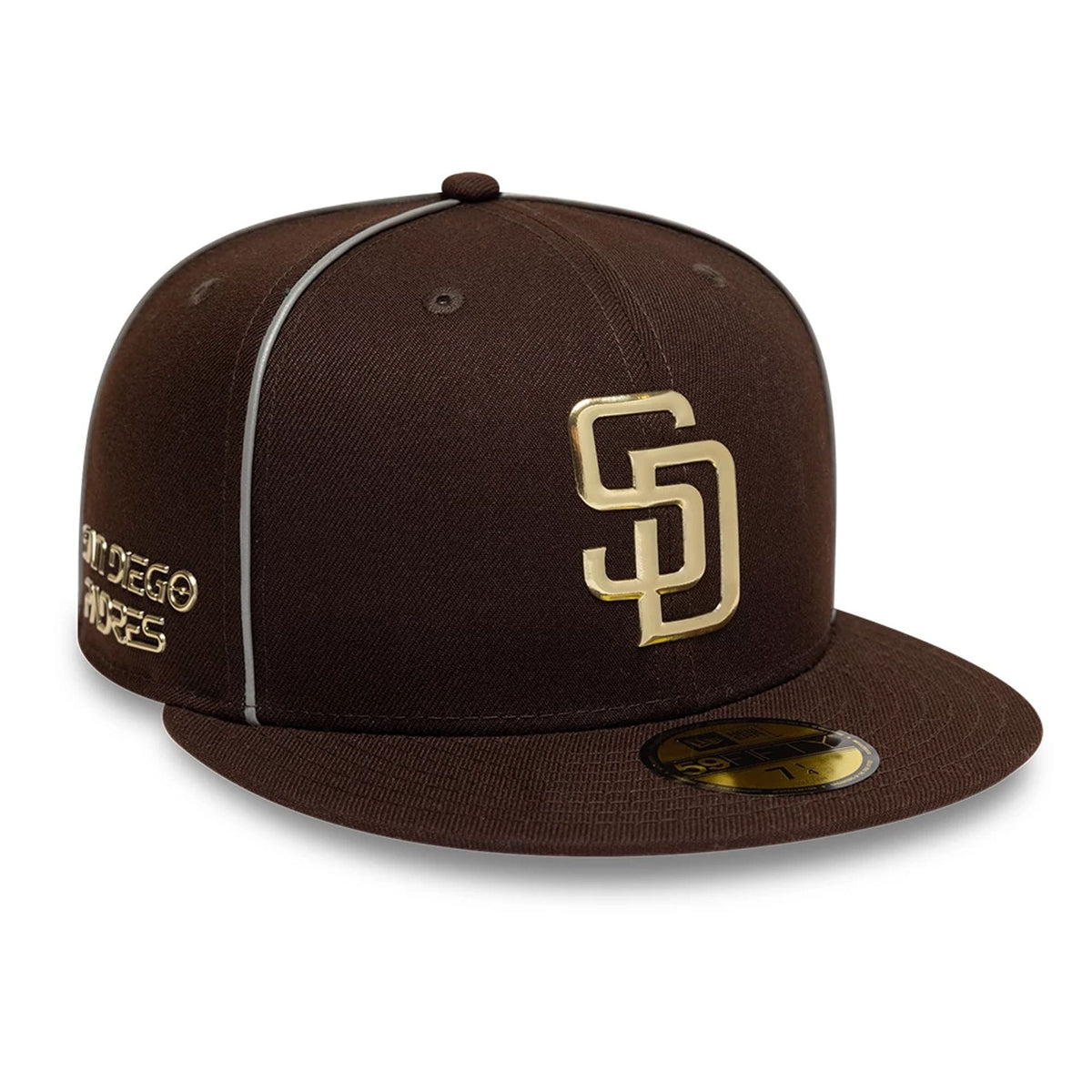 San Diego Padres Hajime Sorayama X MLB Dark Brown 59FIFTY Fitted Cap-klyvox