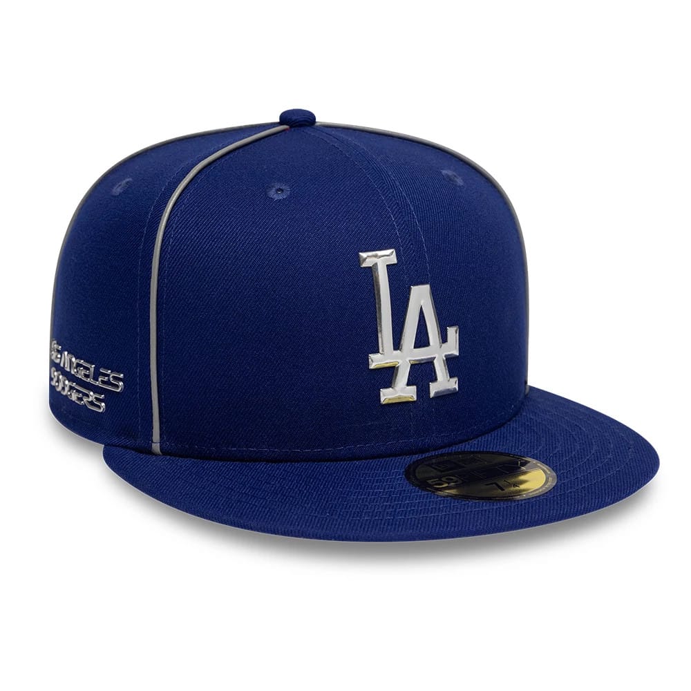LA Dodgers Hajime Sorayama X MLB Dark Blue 59FIFTY Fitted Cap-klyvox