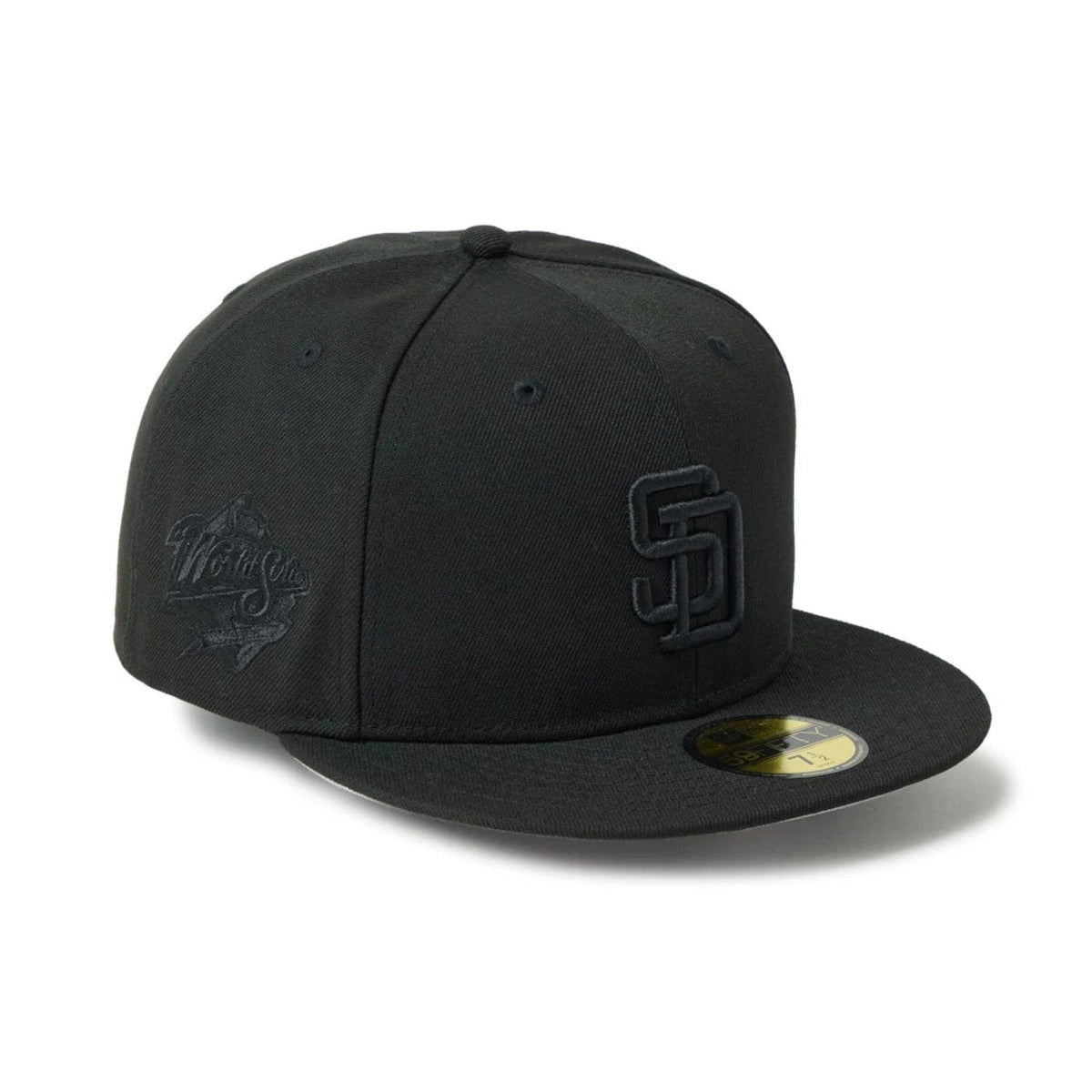 San Diego Padres MLB Black 59FIFTY Fitted Cap-klyvox