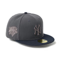 New York Yankees MLB Dark Grey 59FIFTY Fitted Cap-klyvox