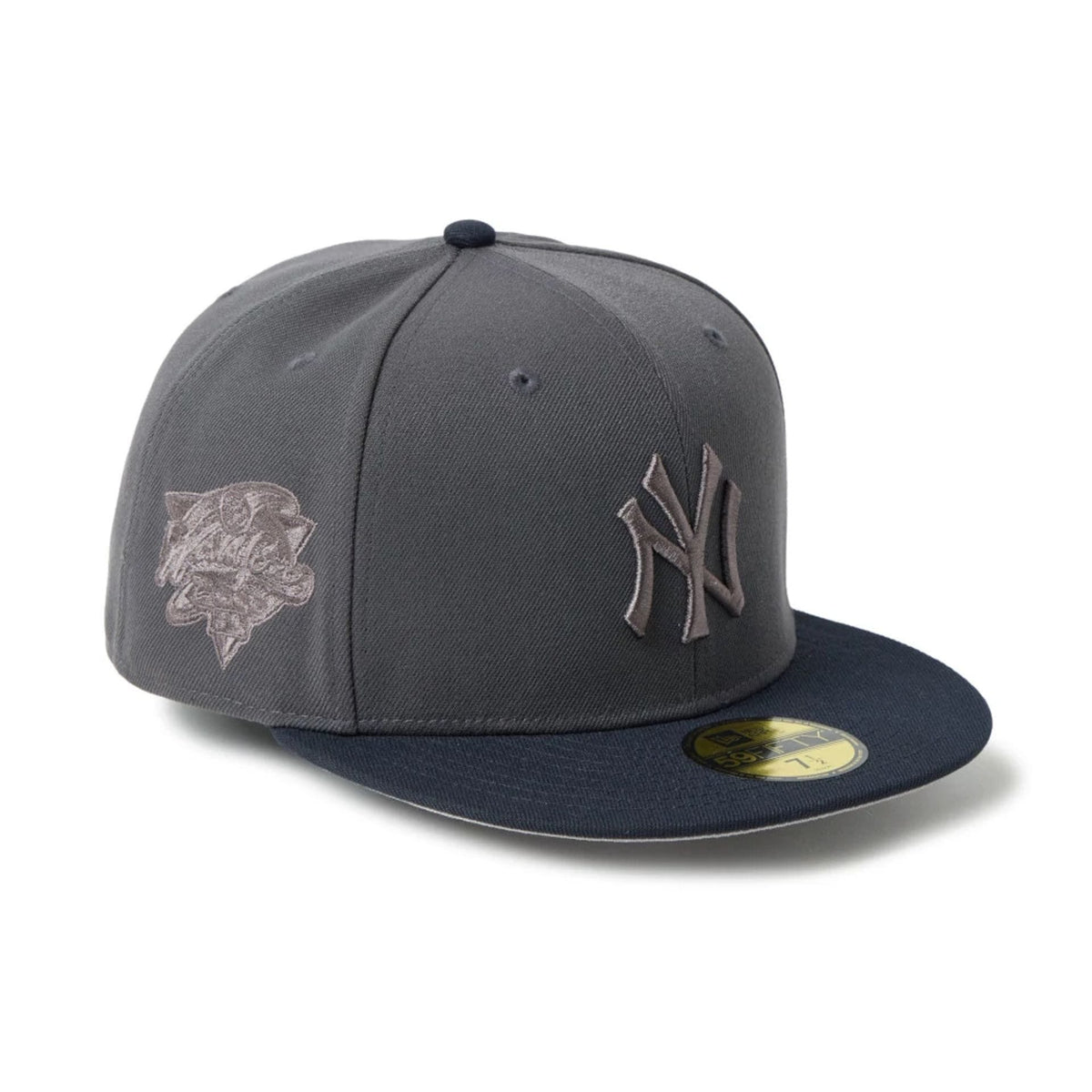 New York Yankees MLB Dark Grey 59FIFTY Fitted Cap-klyvox