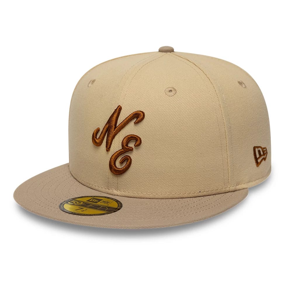 New Era Mocha Mousse Light Beige 59FIFTY Fitted Cap-klyvox