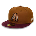 Arizona Diamondbacks MLB Mocha Mousse Dark Beige 59FIFTY Fitted Cap-klyvox