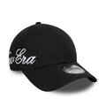 New Era Big Script Black 39THIRTY Stretch Fit Cap-klyvox