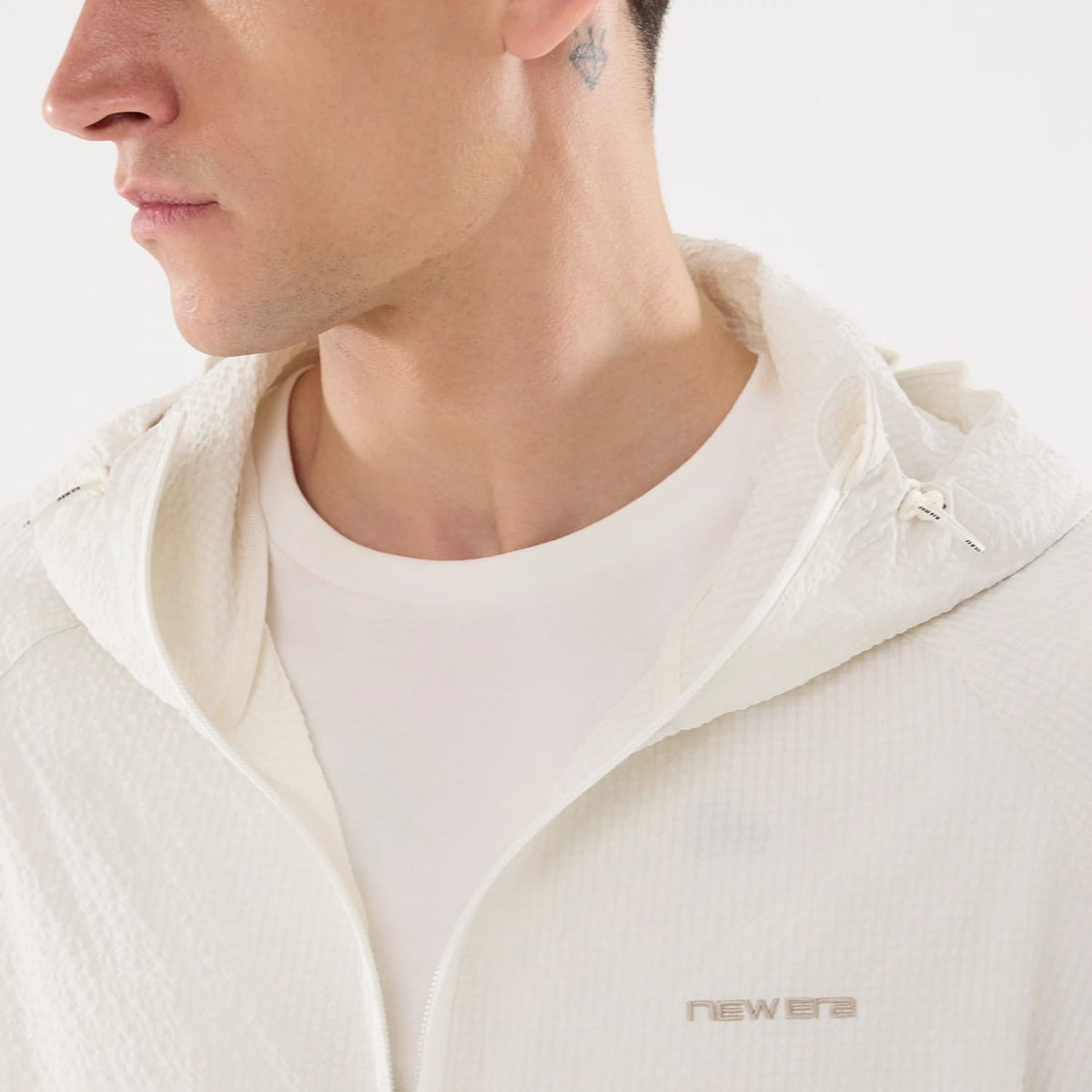 New Era Black Label Open White Jacket-klyvox