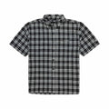 New Era Check Black Short Sleeve Shirt-klyvox