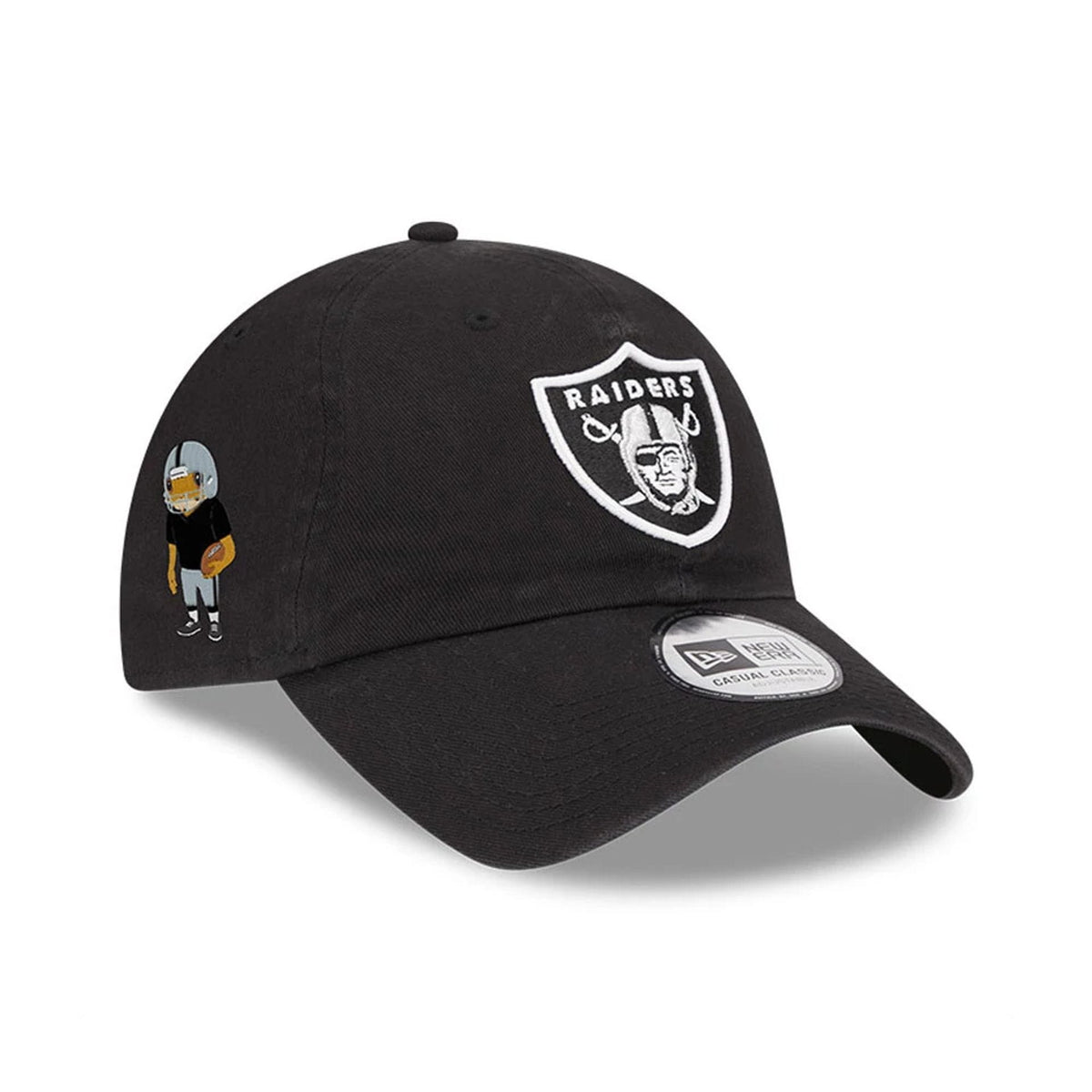 Las Vegas Raiders NFL X Bad Bunny Black Casual Classic Adjustable Cap-klyvox