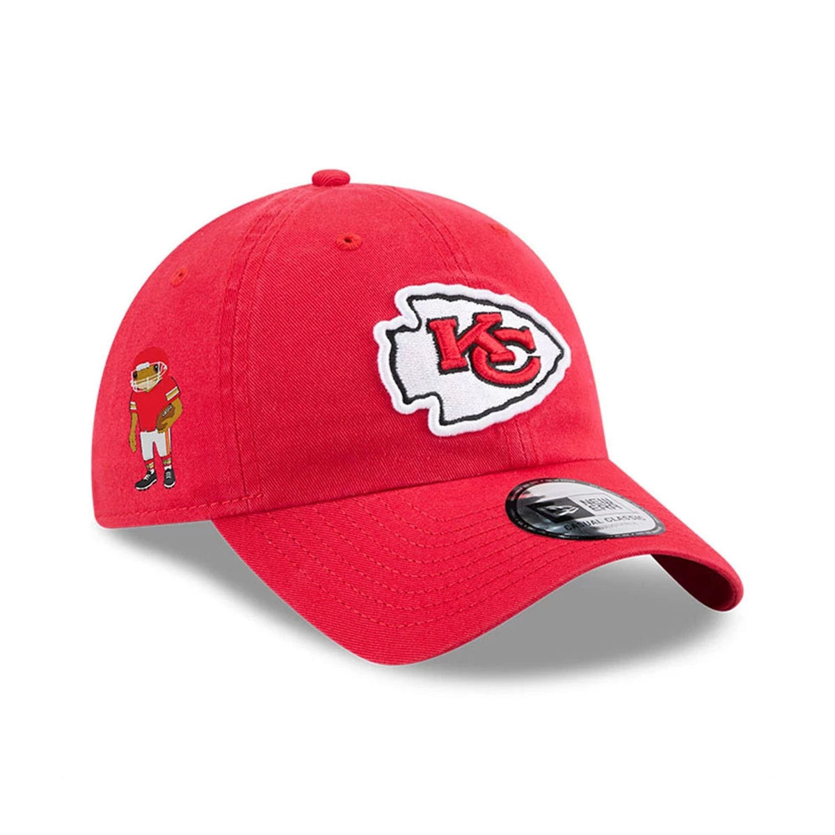 Kansas City Chiefs NFL X Bad Bunny Red Casual Classic Adjustable Cap-klyvox