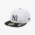 New York Yankees MLB 59FIFTY Day White Retro Crown 59FIFTY Fitted Cap-klyvox