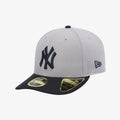 New York Yankees MLB 59FIFTY Day Grey Low Profile 59FIFTY Fitted Cap-klyvox