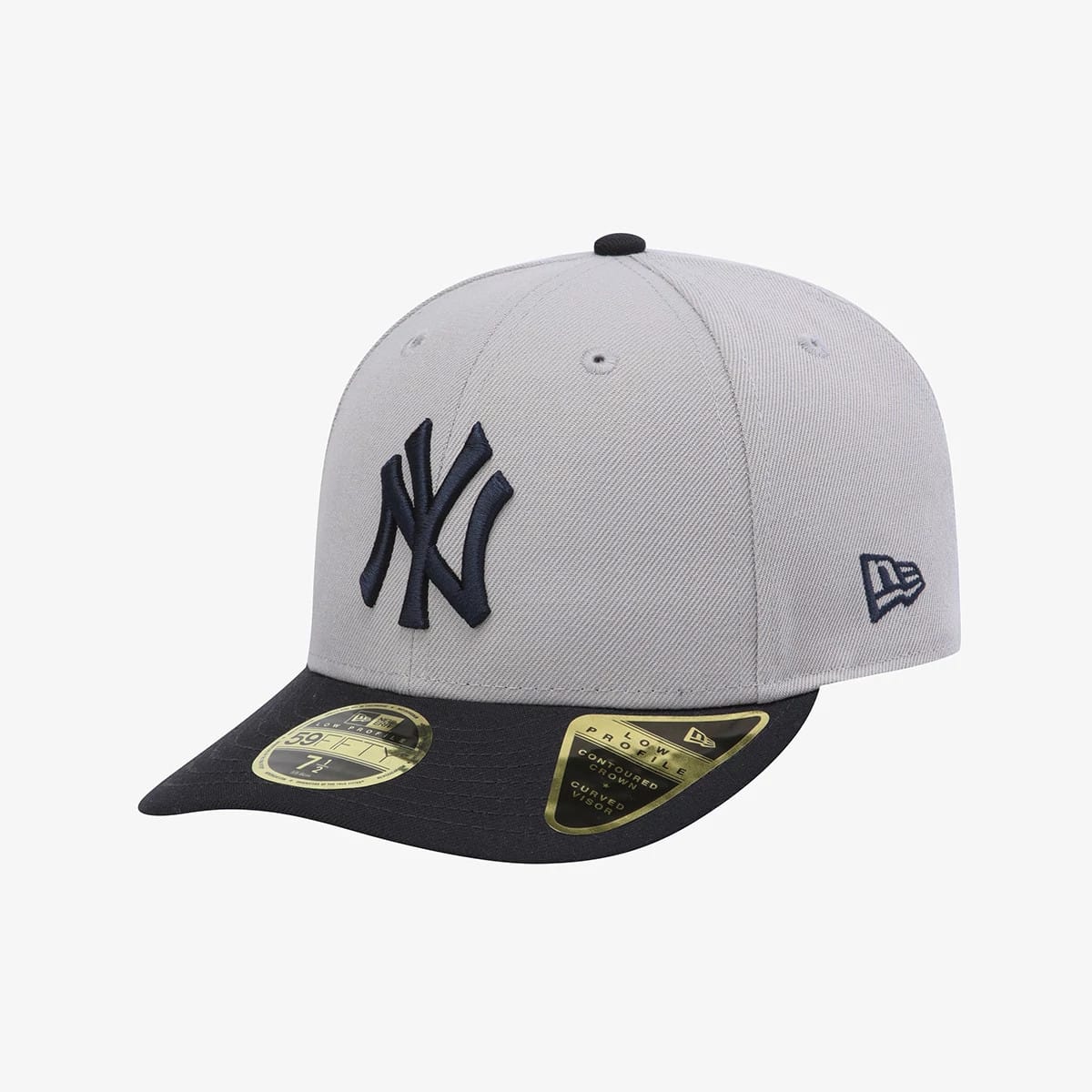New York Yankees MLB 59FIFTY Day Grey Low Profile 59FIFTY Fitted Cap-klyvox