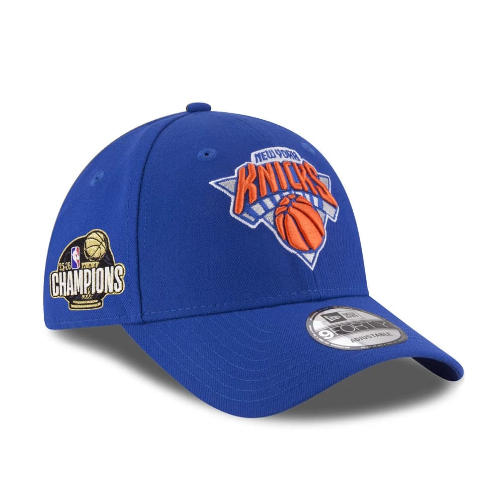 NBA Finals Champions 2026 New York Knicks Blue 9FORTY Adjustable Cap-klyvox