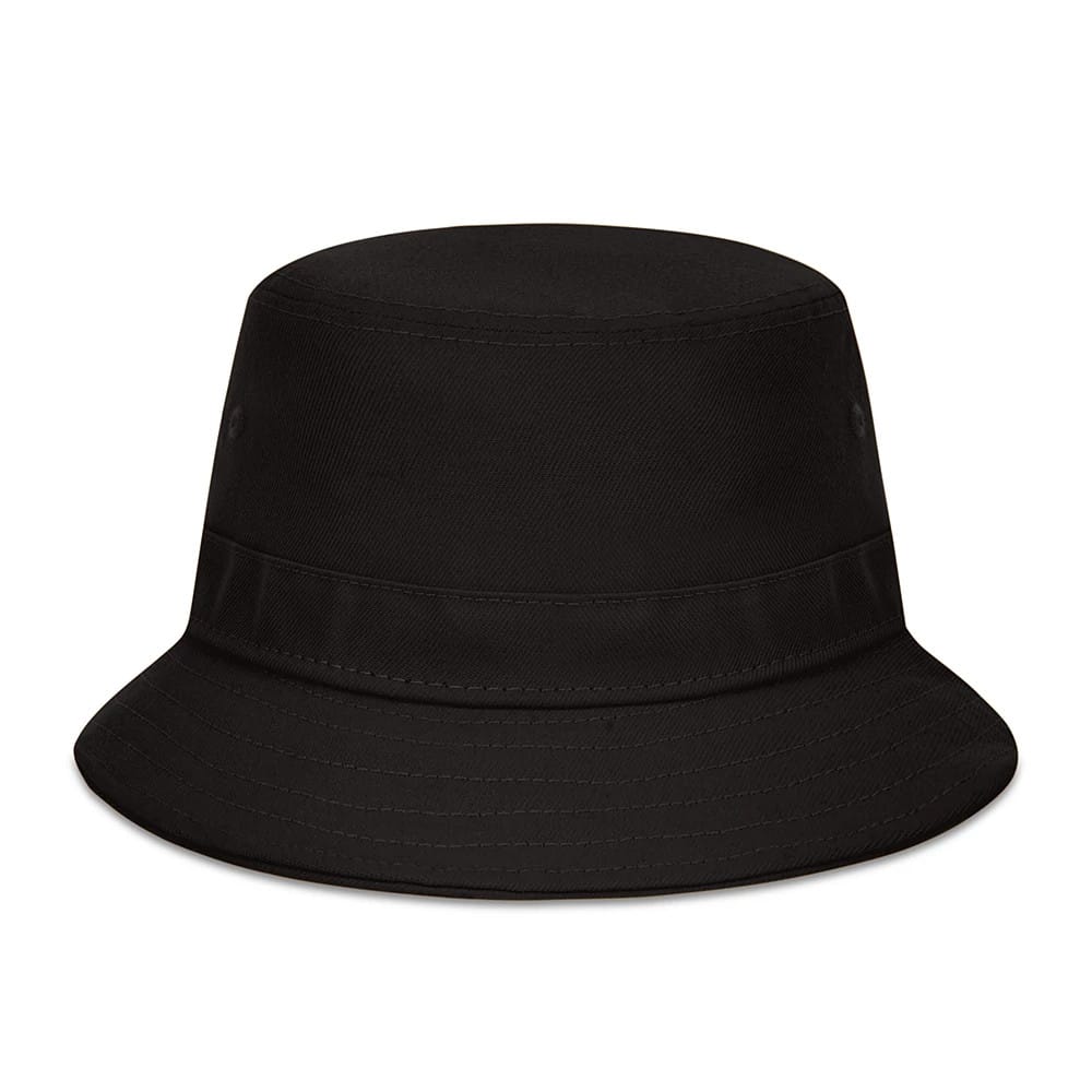 New Era Essential Black Bucket Hat-klyvox