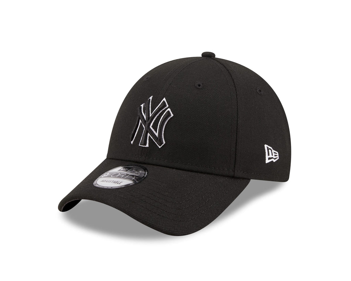 New York Yankees Pop Outline Black 9FORTY Cap-klyvox