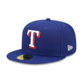 MLB Authentic On Field Texas Rangers Blue 59FIFTY Fitted Cap-klyvox