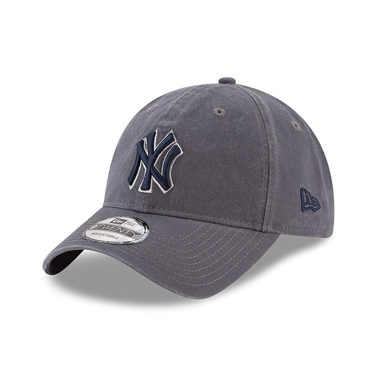 New York Yankees MLB Core Classic Grey 9TWENTY Adjustable Cap-klyvox