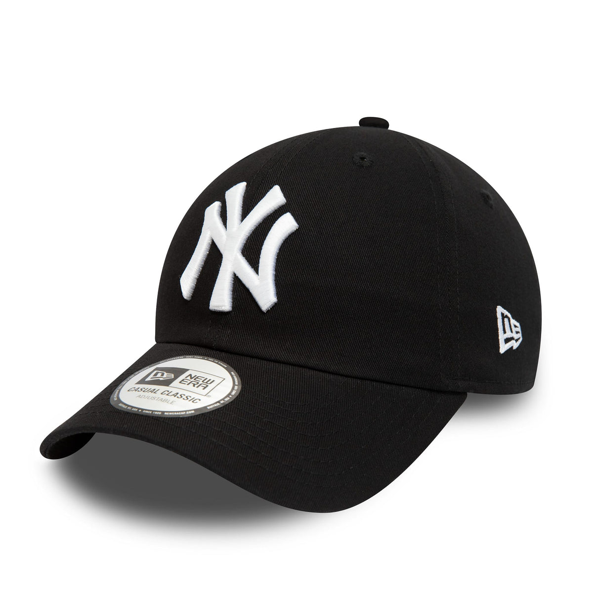 New York Yankees League Essential White On Black 9TWENTY Adjustable Cap-klyvox